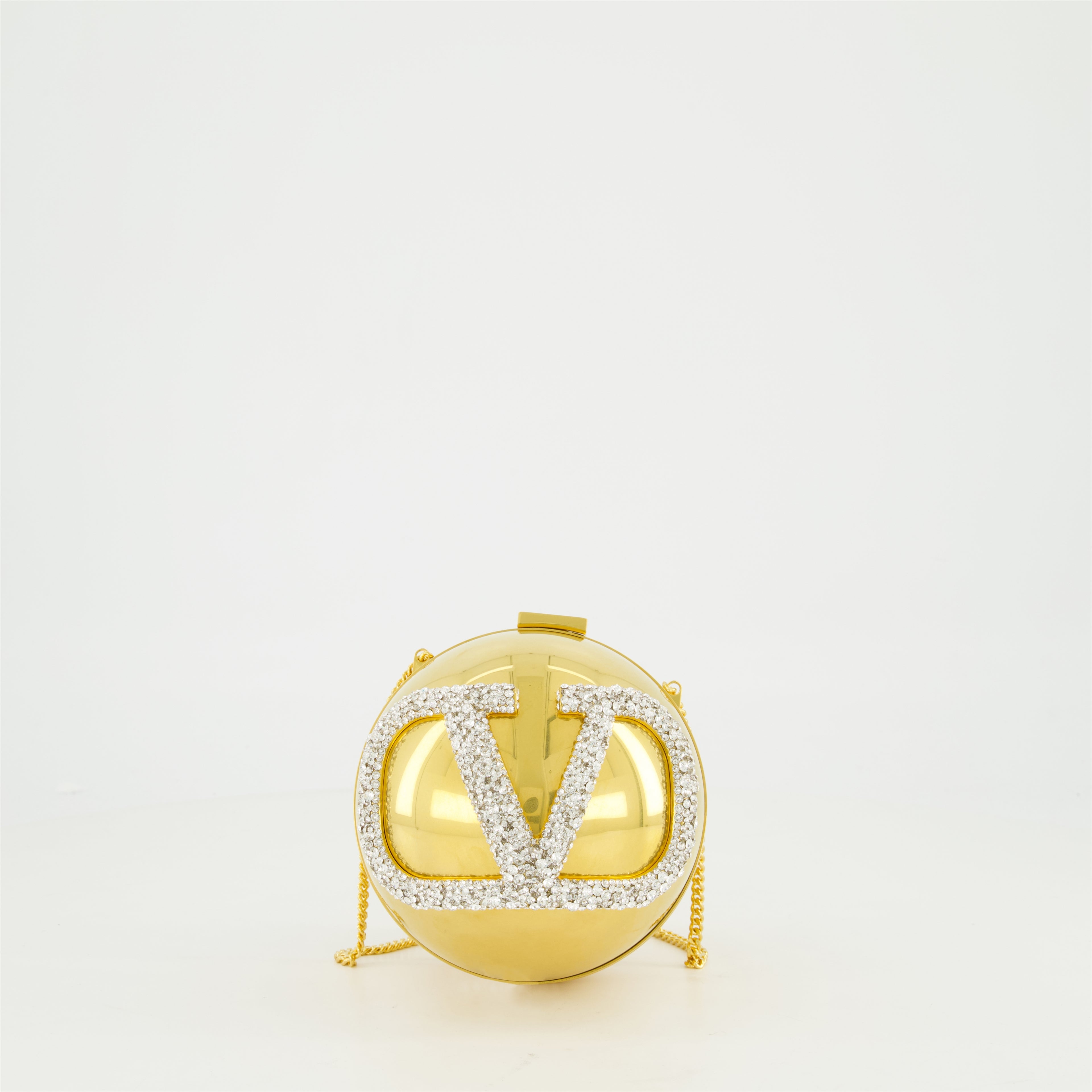 Minaudière VLogo doré