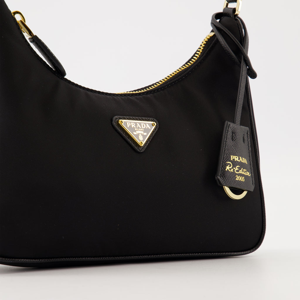 Borse a mano e Borse a tracolla Mini Sac Re-Edition 2005 Prada Nero Donne