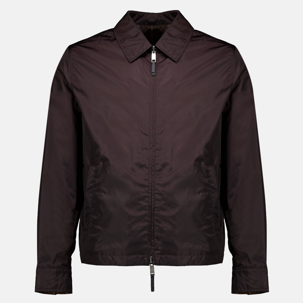 Vestes Giacca Bloomsbury Reversibile Burberry Marron Homme