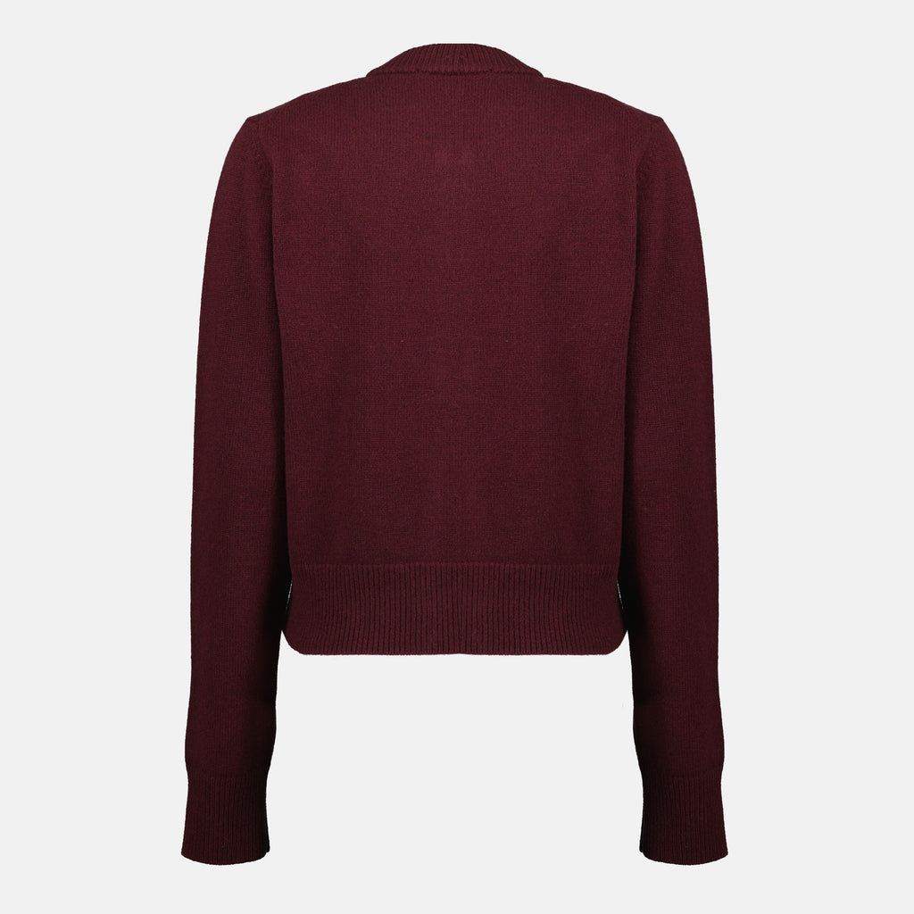 Imagem do artigo Cardigan AMI de coração da marca Ami PARIS para Mulheres - Temporada Outono-Inverno 2025 - Vista Detalhada_2