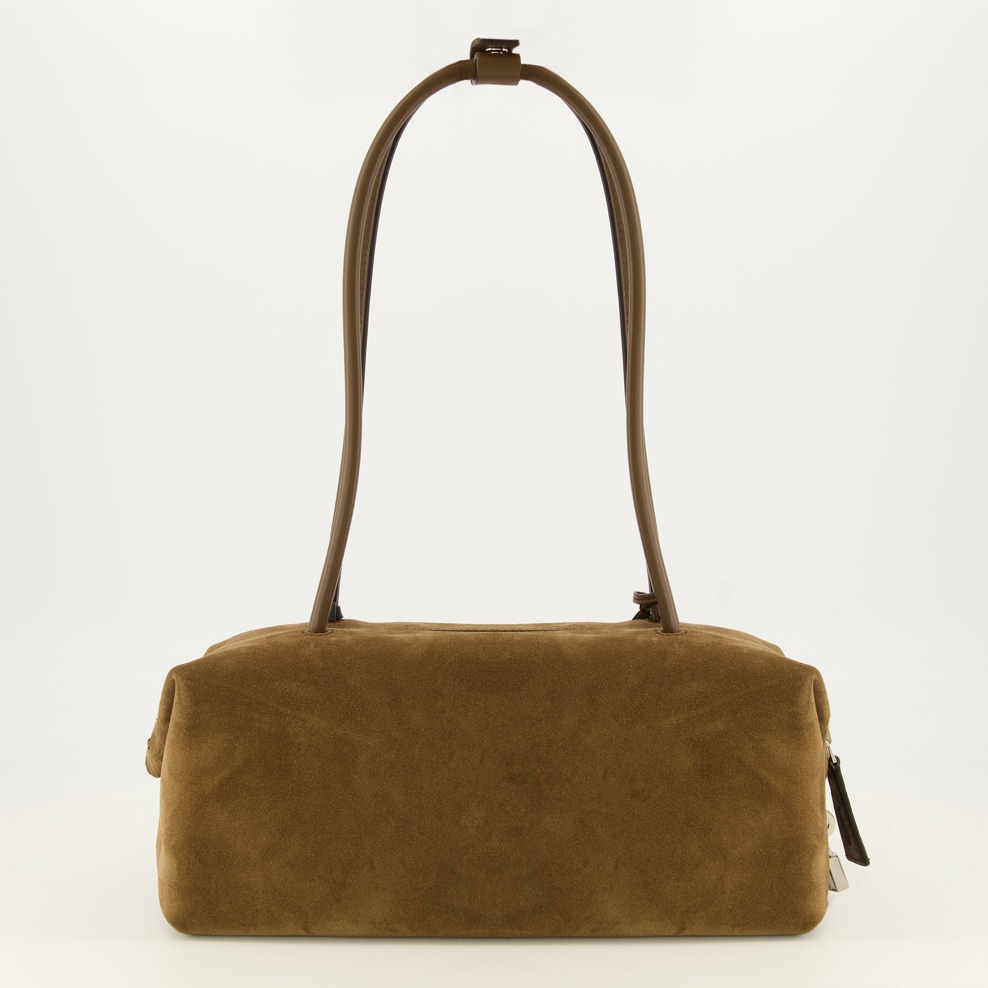 Sacs à main et épaule Bolso Boston horizontal en cuero de gamuza marrón Max Mara Marron Femme