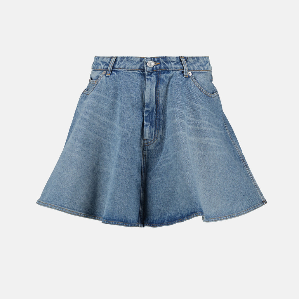 Jupes Mini jupe en denim Ami PARIS Bleu Femme