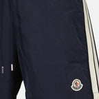 Image of the Moncler Men's Trimmed Swim Shorts - Spring-Summer 2025 - Detailed View_2