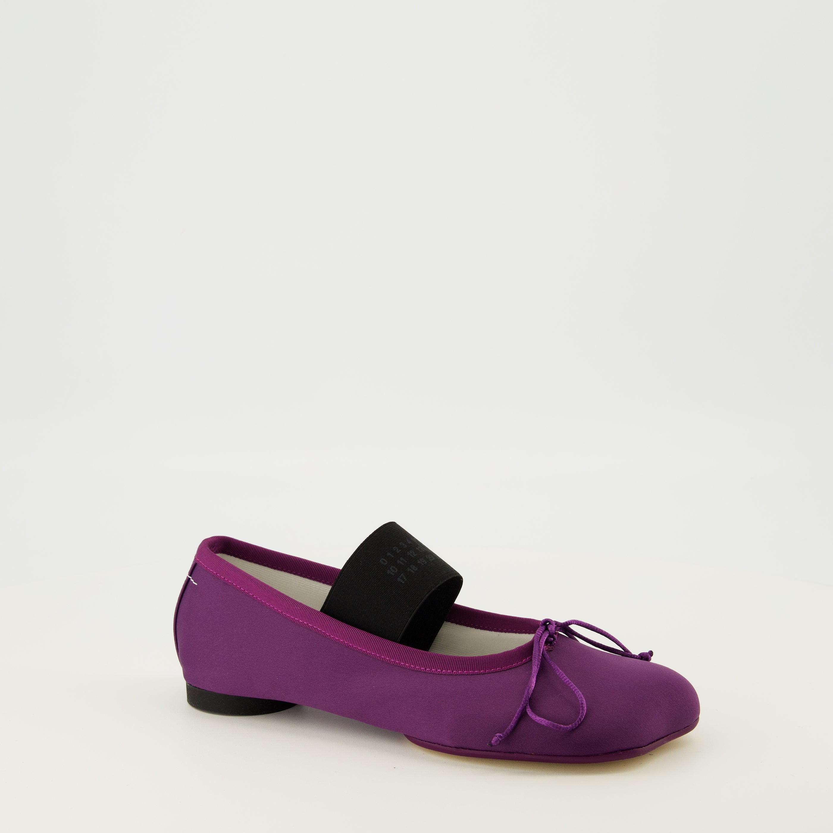 Chaussures plates Ballerines Anatomic Numeric en satin violette Mm6 Violet Femme
