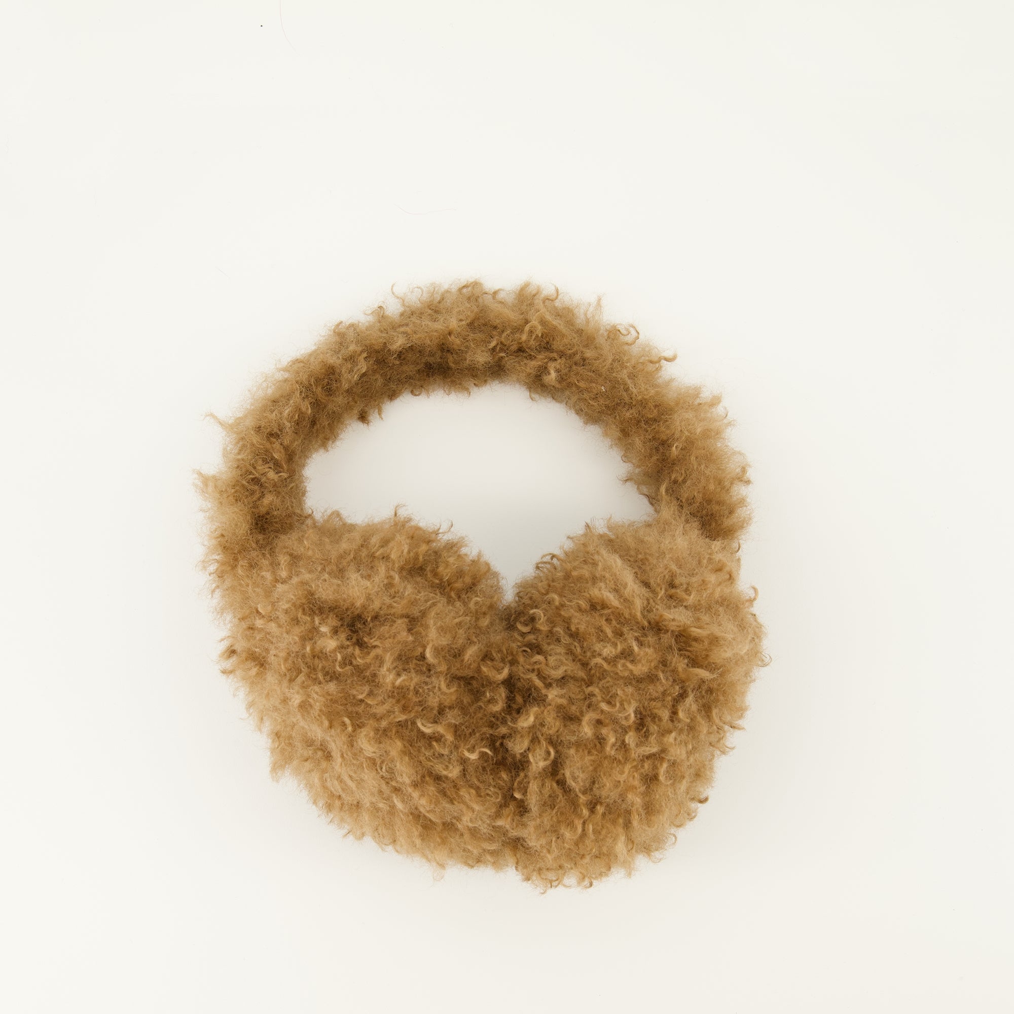 Image of the Moncler Women's Teddy Ear Muffs - Fall-Winter 2025 - Front View