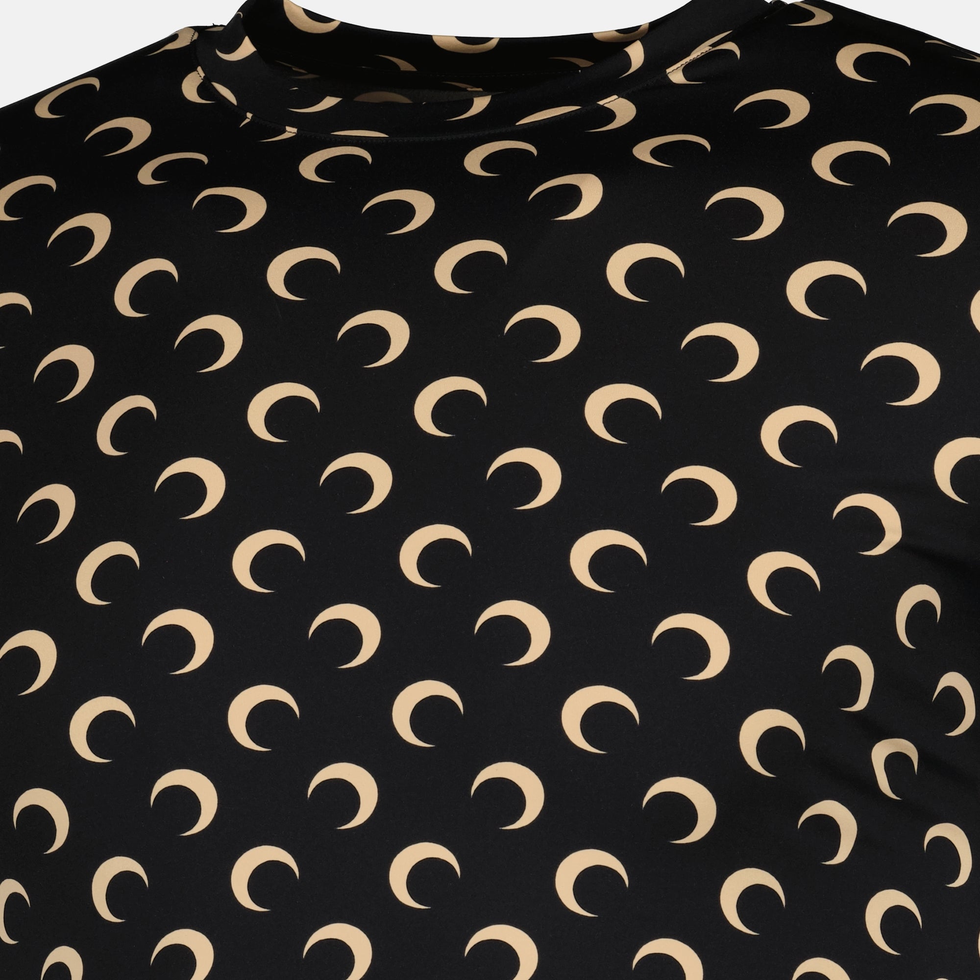 Image de l'article Haut Jersey Moon noir de la marque Marine Serre pour Unisex - Saison Automne-Hiver 2025 - Vue détaillée_1