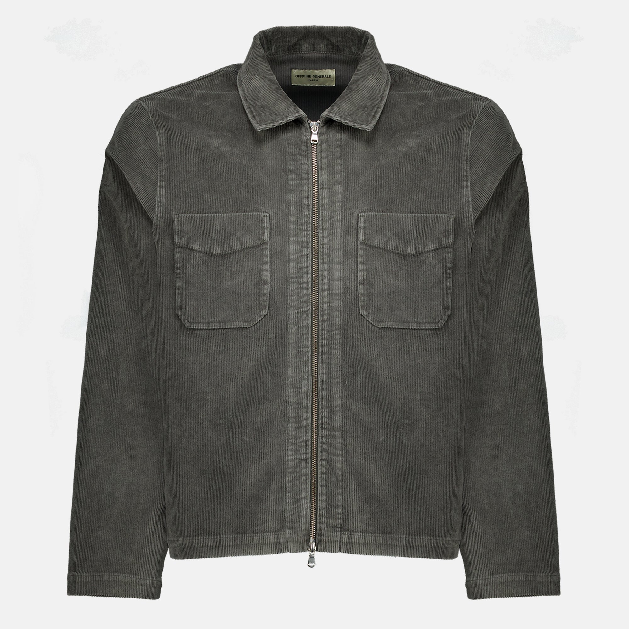 Vestes Grau Denim Overshirt Officine Générale Gris Homme