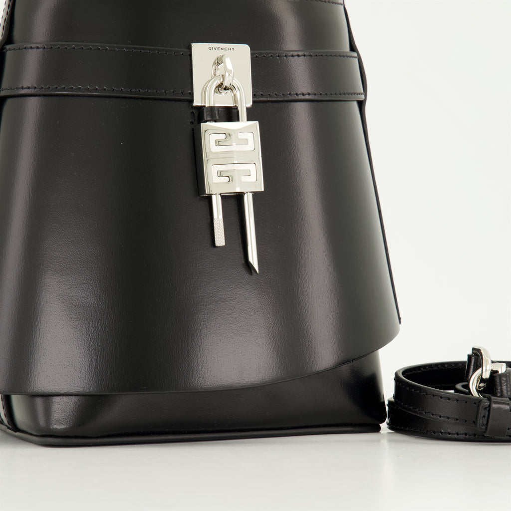 버킷백 Sac en cuir Shark Lock Givenchy 검은색 Femme