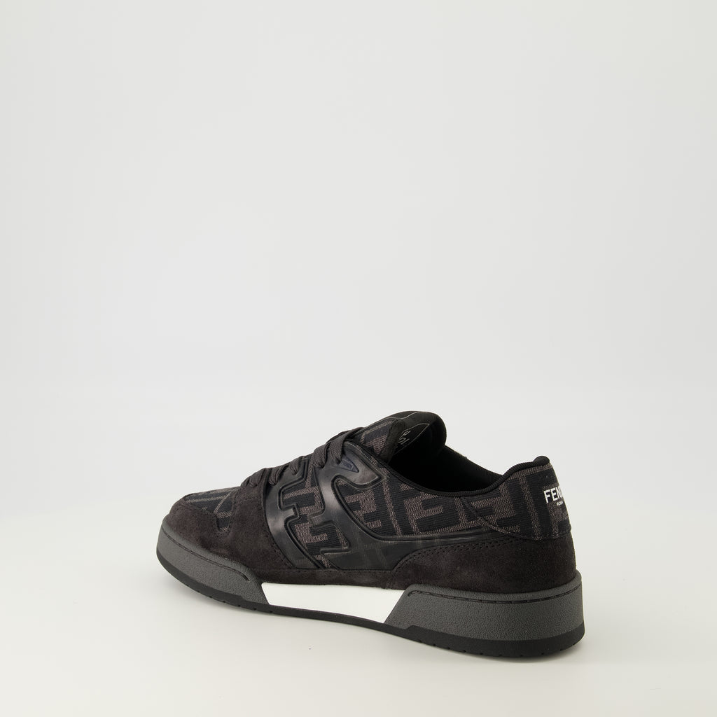 Image of the Fendi Match sneakers by Fendi for Men - Fall-Winter 2025 - Back three-quarter right view