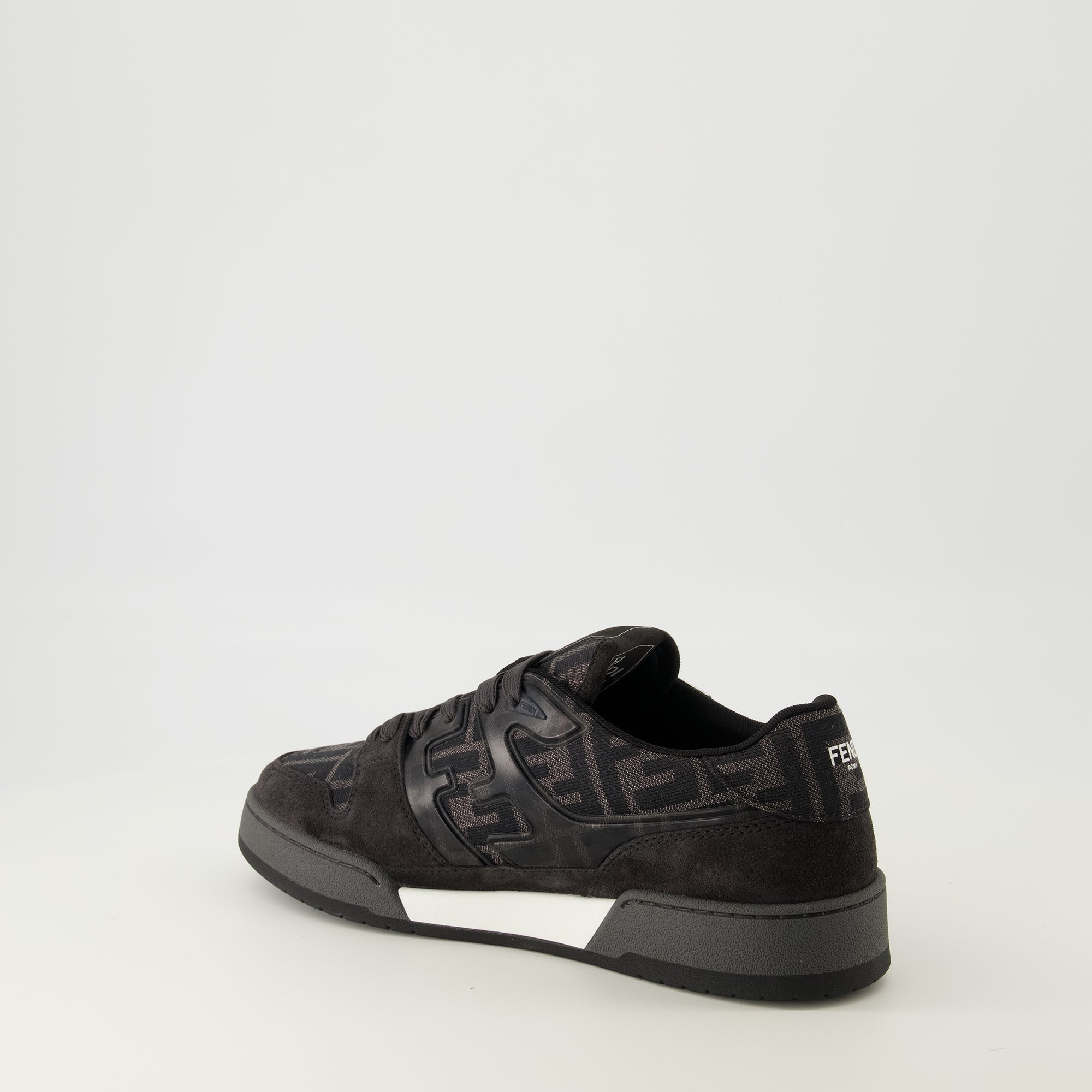 Image of the Fendi Match sneakers by Fendi for Men - Fall-Winter 2025 - Back three-quarter right view
