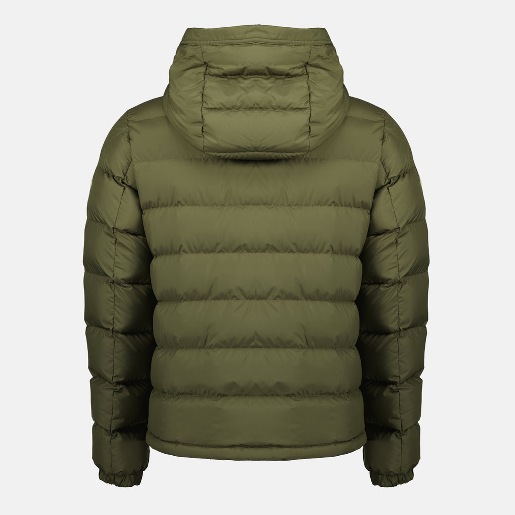 Image of the Moncler Men's Laveraet khaki down jacket - Autumn-Winter 2025 Season - Back View
