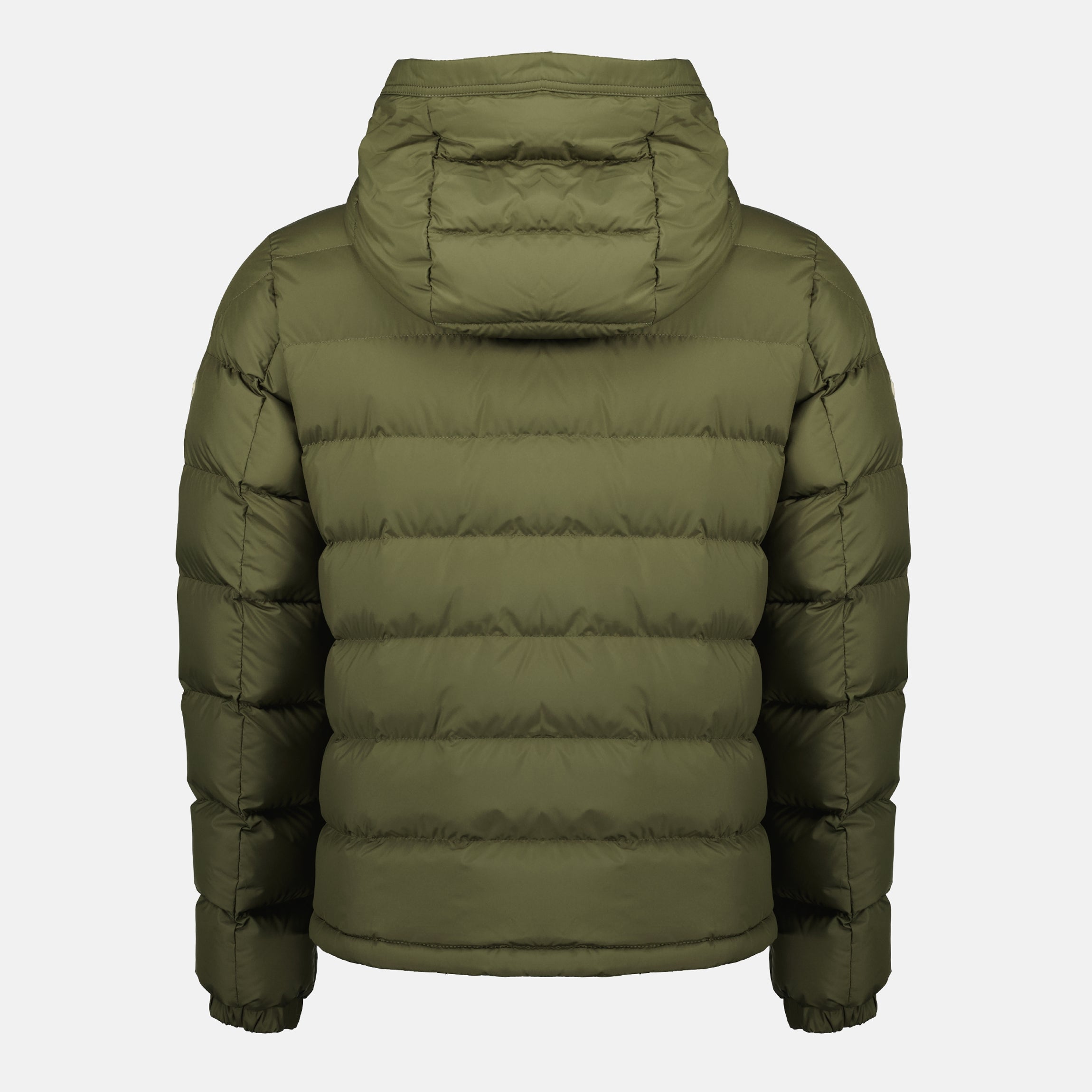Image of the Moncler Men's Laveraet khaki down jacket - Autumn-Winter 2025 Season - Back View