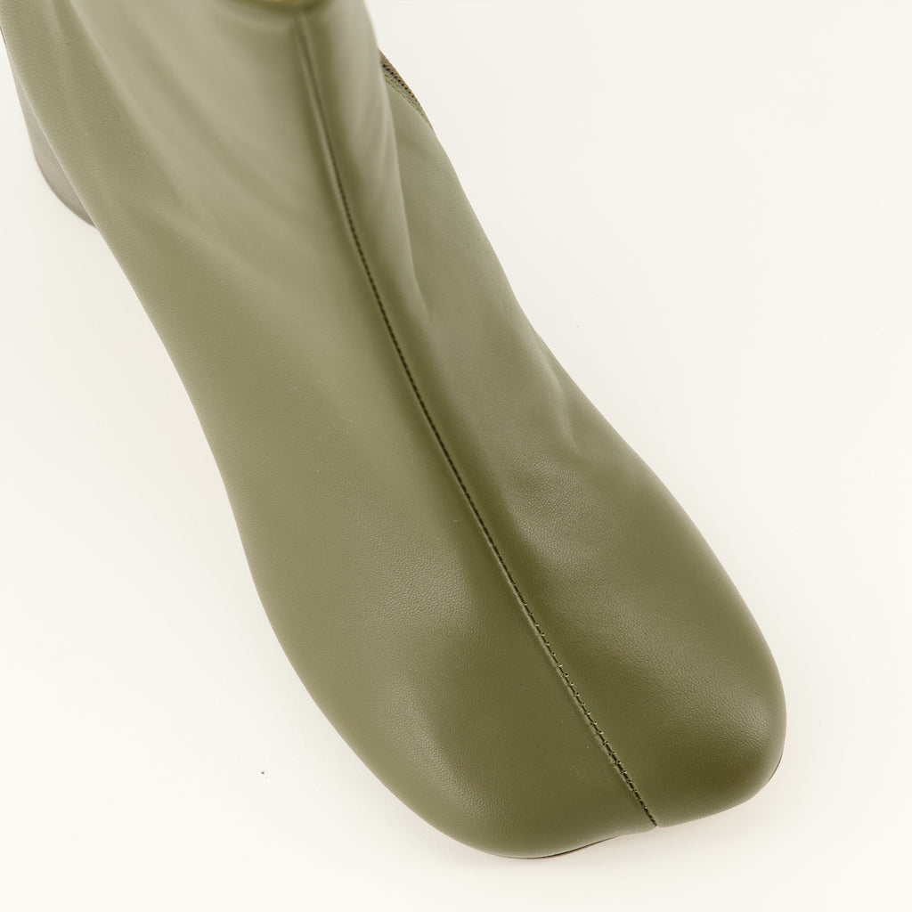 Bottines Botas de Tobillo Anatomic Kaki Mm6 Kaki Femme