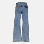 Imagem do jeans direito da marca Mm6 para Mulheres - Outono-Inverno 2025 - Vista Traseira