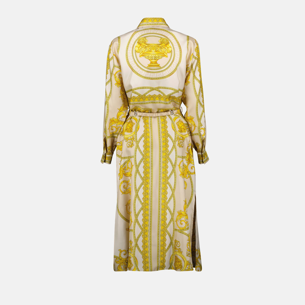 Robes Robe chemise La Coupe des Dieux Versace Jaune Femme