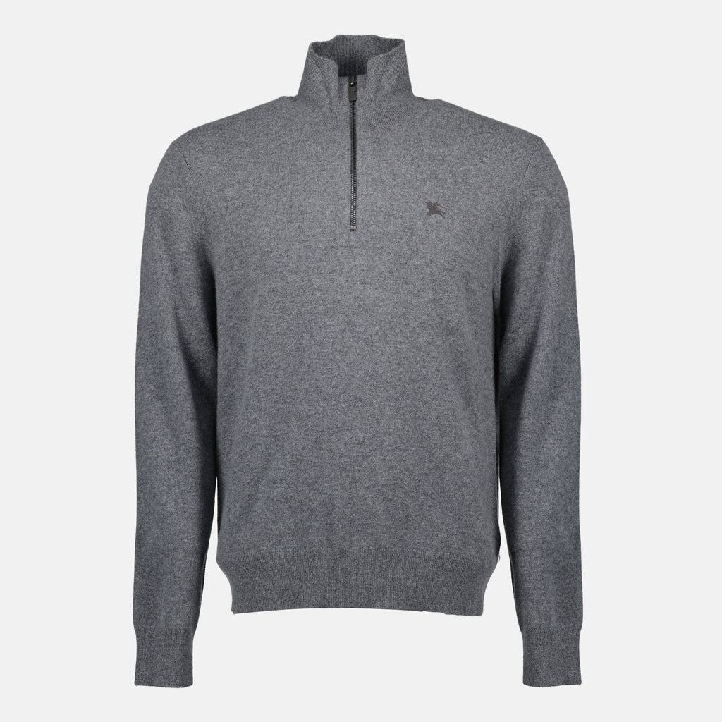 Bild des Burberry Herren-Zip-Pullovers - Herbst-Winter 2025 - Vorderansicht