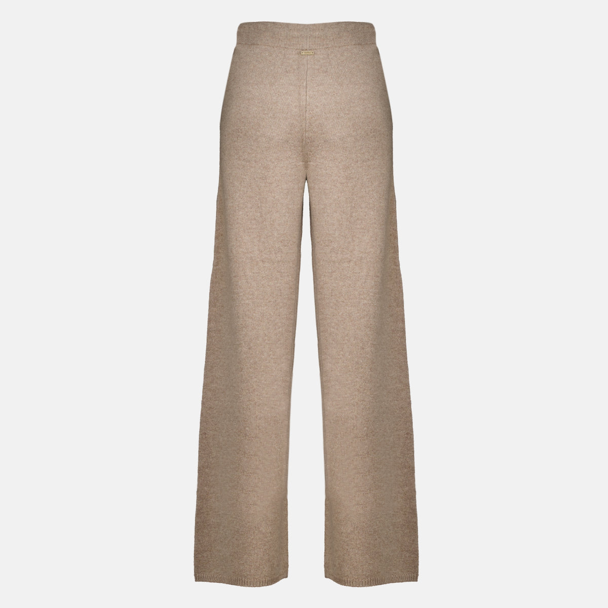 Pantalons Pantalon large en cachemire Max Mara Beige Femme