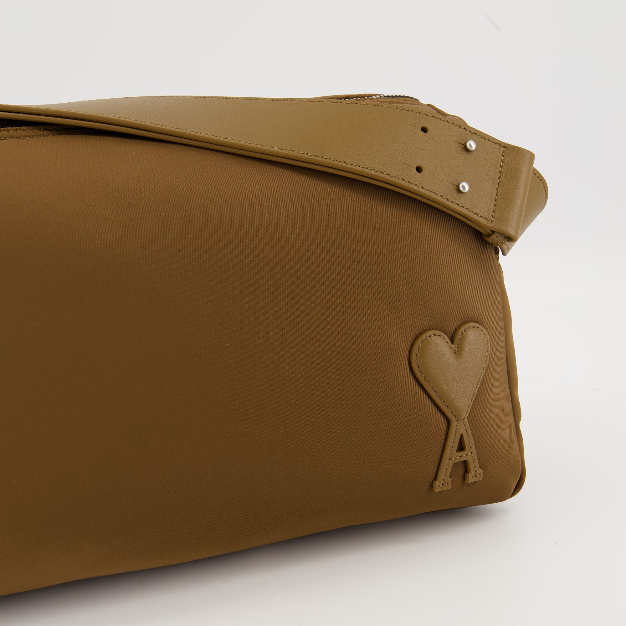 Sports and Travel Bags Marcel Nylon Bag Ami PARIS Brown Unisex