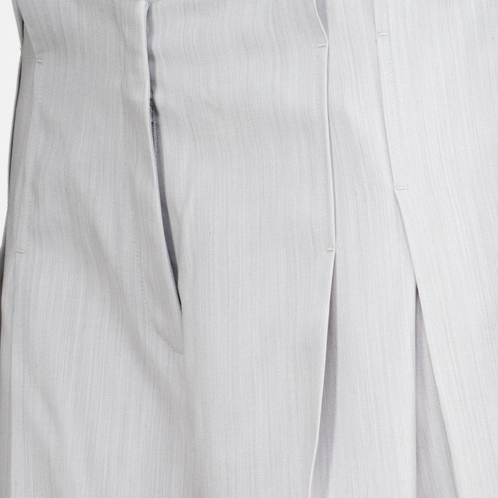 Shorts Bermuda large à pinces gris Iro Gris Femme