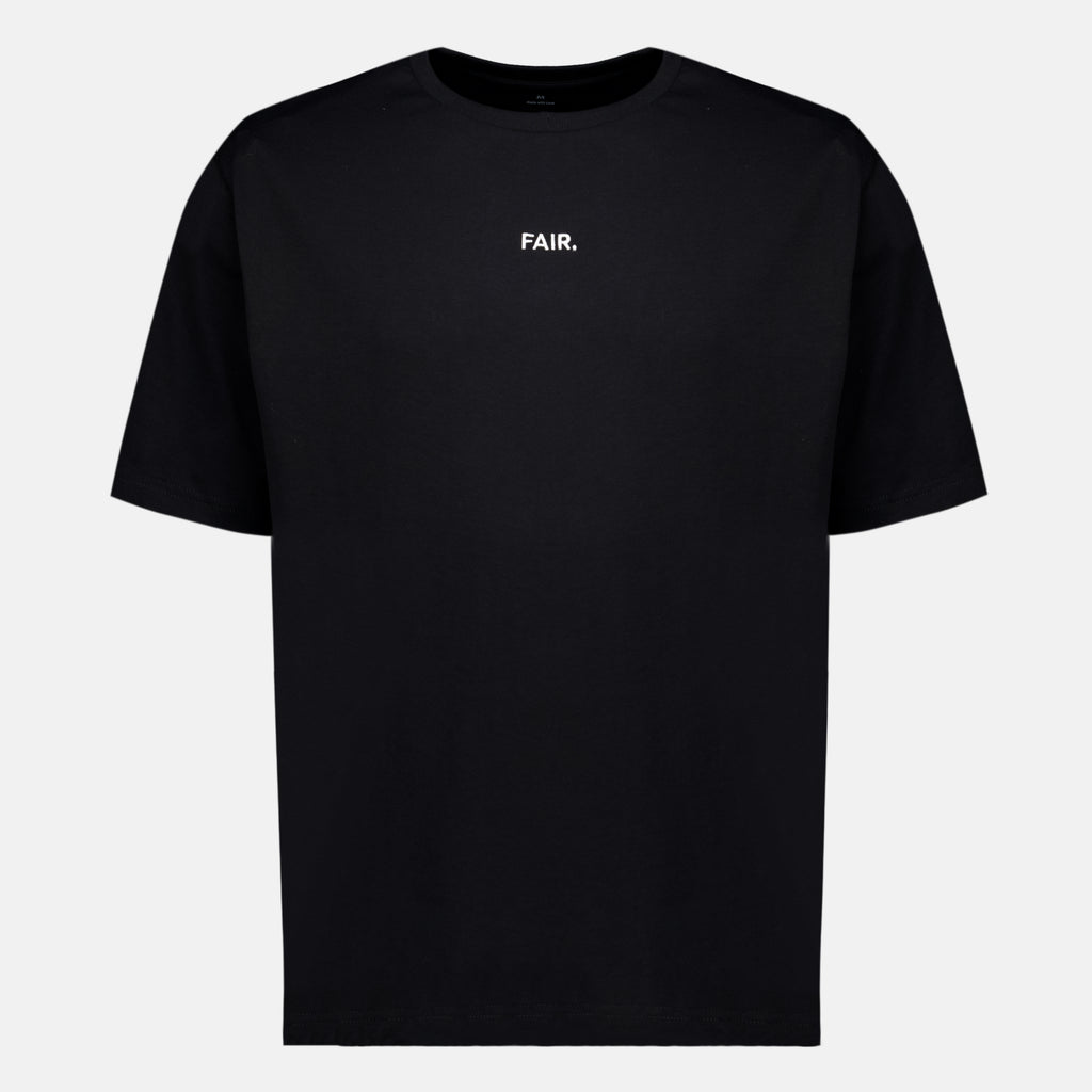 T-shirts Pierre Filippi Black T-Shirt Fair Noir Homme