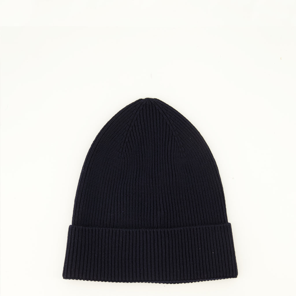 Chapeaux, casquettes et bonnets Marineblaue Wollmütze Moncler Bleu foncé Homme