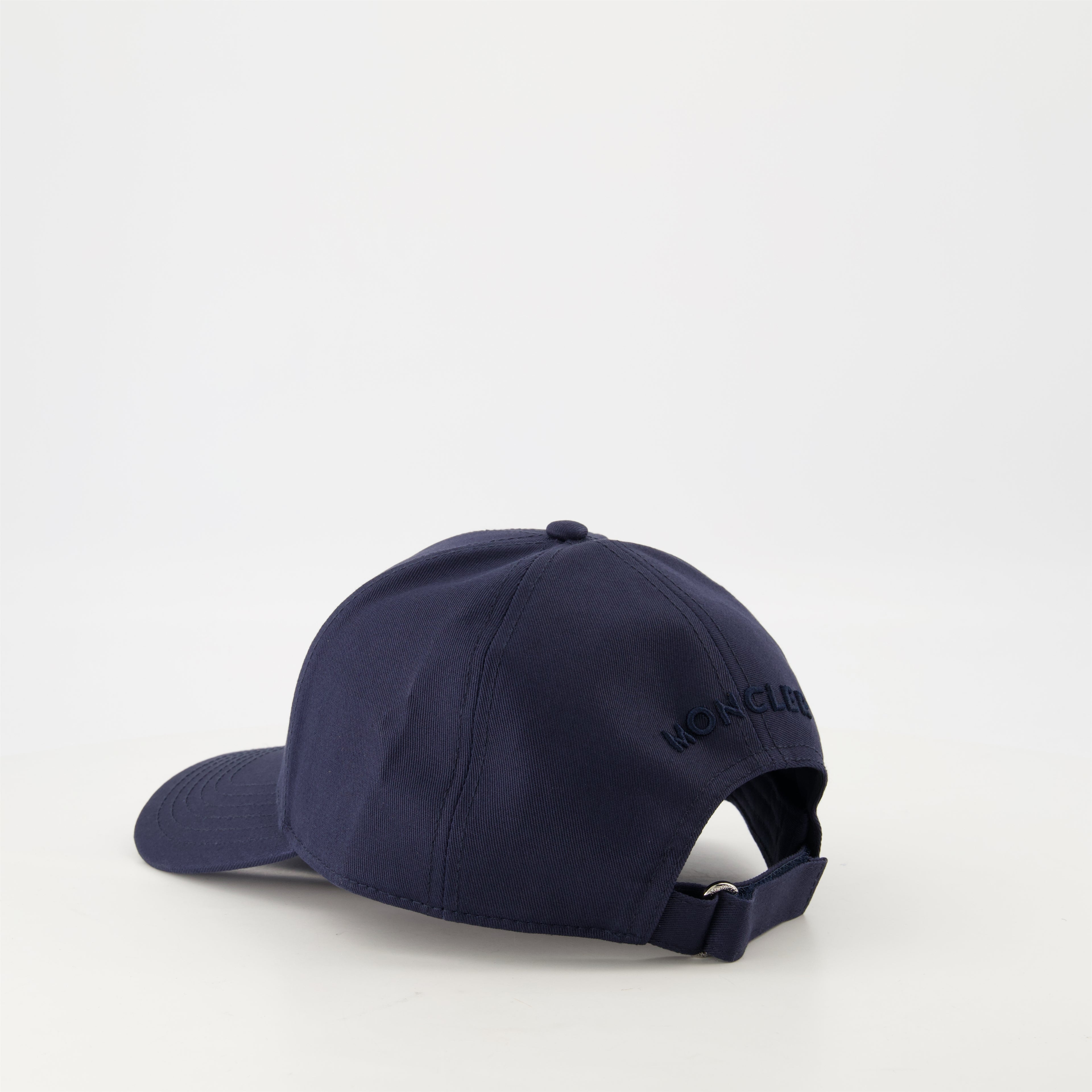 Image de l'article Casquette logo bleu marine de la marque Moncler pour Homme - Saison Printemps-Été 2026 - Vue détaillée_2