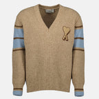 Image of the College Sweater by Ami PARIS for Unisex - Autumn-Winter Season 2025 - Front View