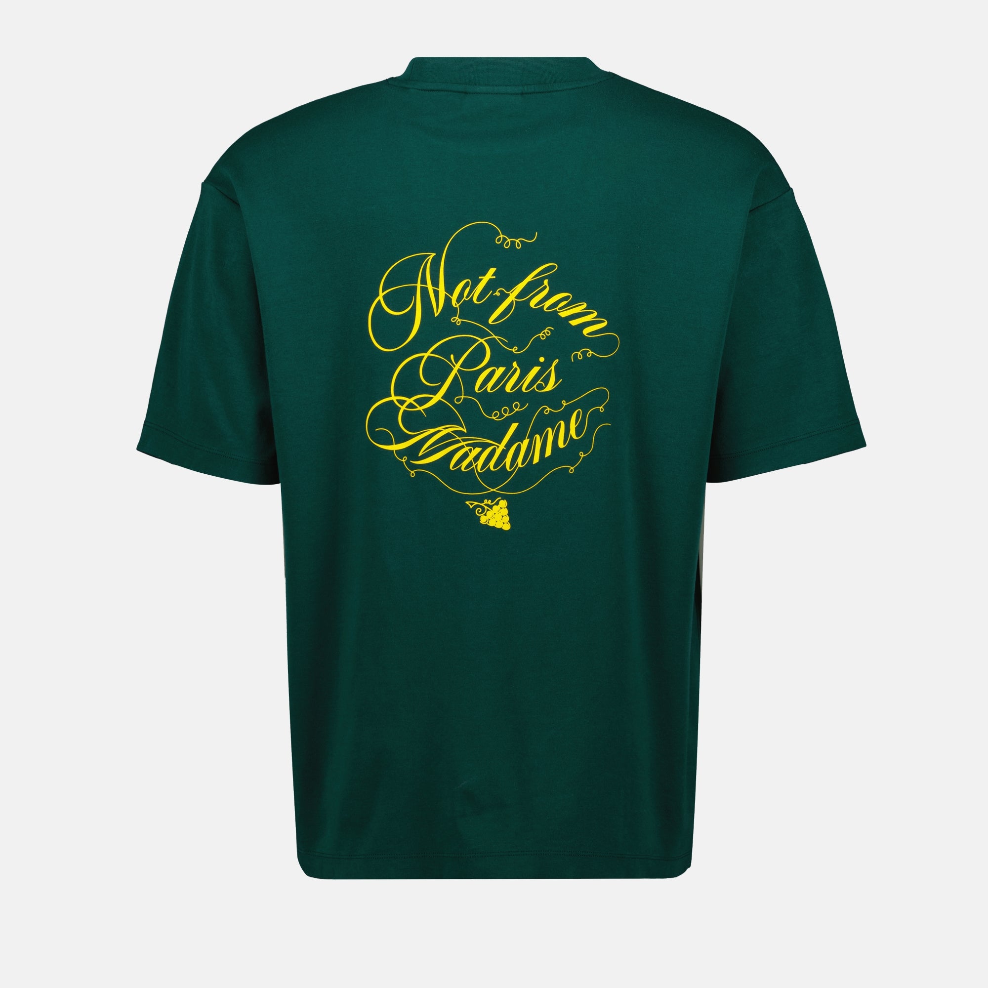 T-shirts T-shirt slogan vignes Drole De Monsieur Vert Homme