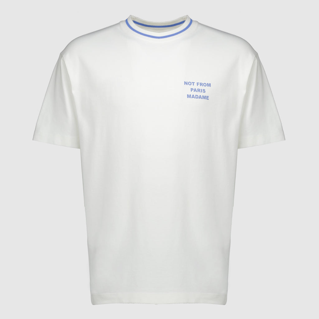 T-shirts Weißes Sport Slogan T-Shirt Drole De Monsieur Blanc Homme
