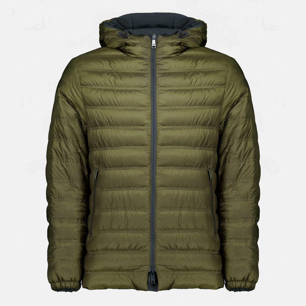 Vestes Doudoune réversible en nylon Prada Vert Homme