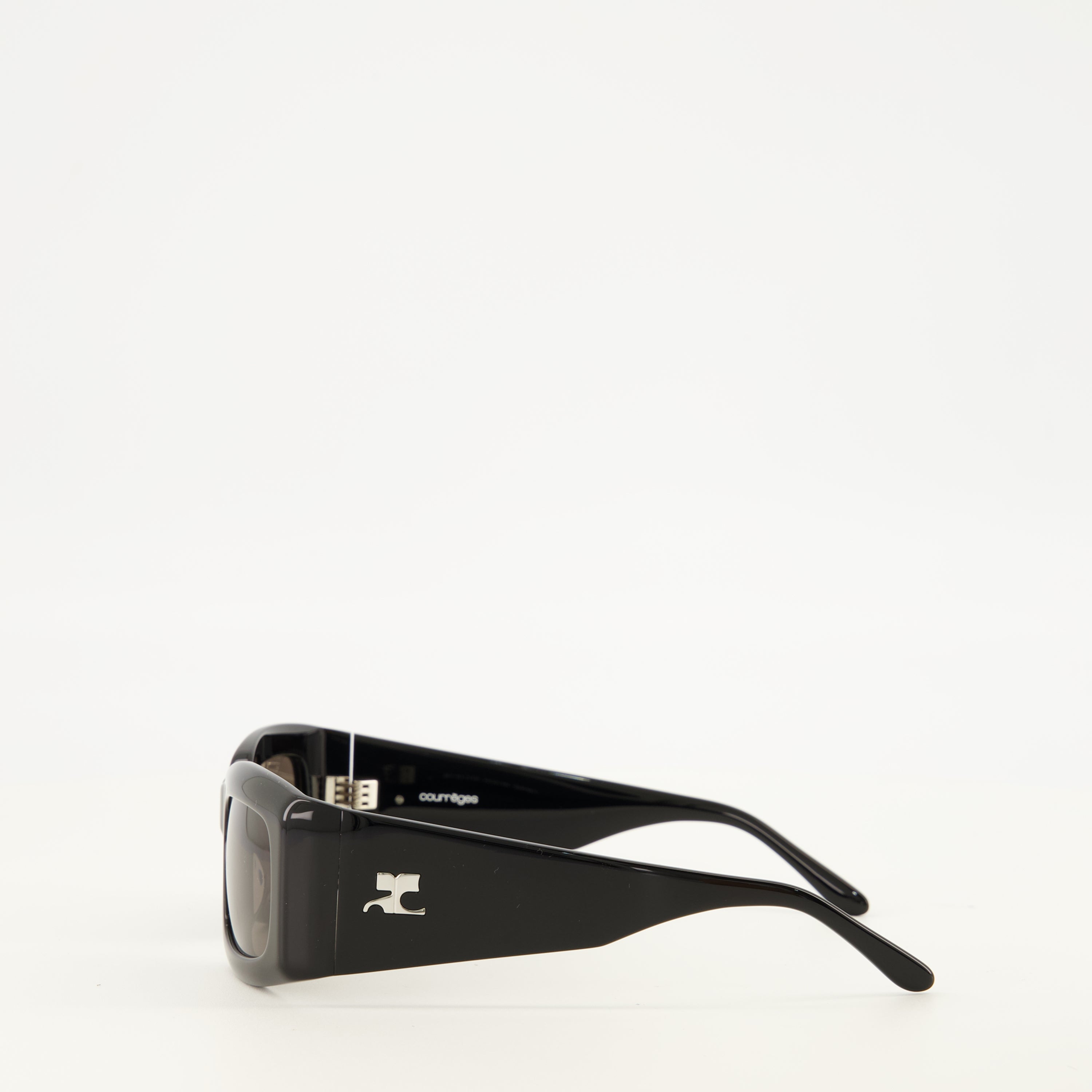 Lunette de soleil 69 noir Courrèges Noir