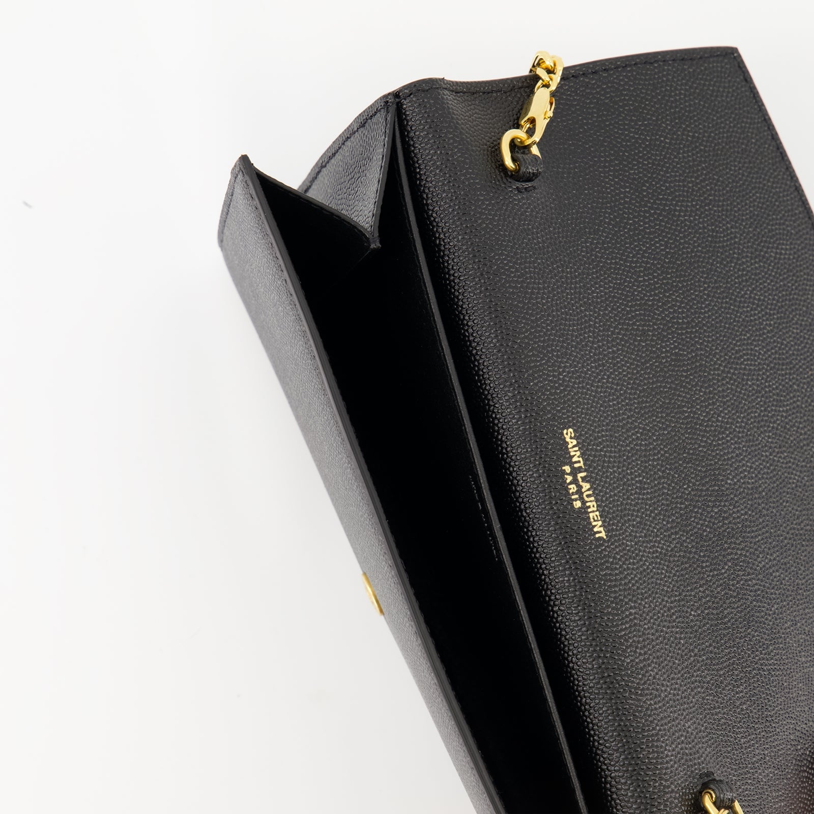 Bolsos bandolera Uptown Chain Pouch Saint Laurent Negro Femme