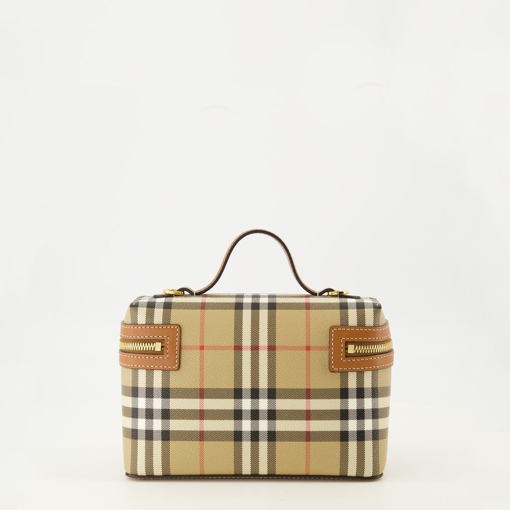 Sacs à main et épaule バニティチェック ベージュ バッグ Burberry Beige Femme