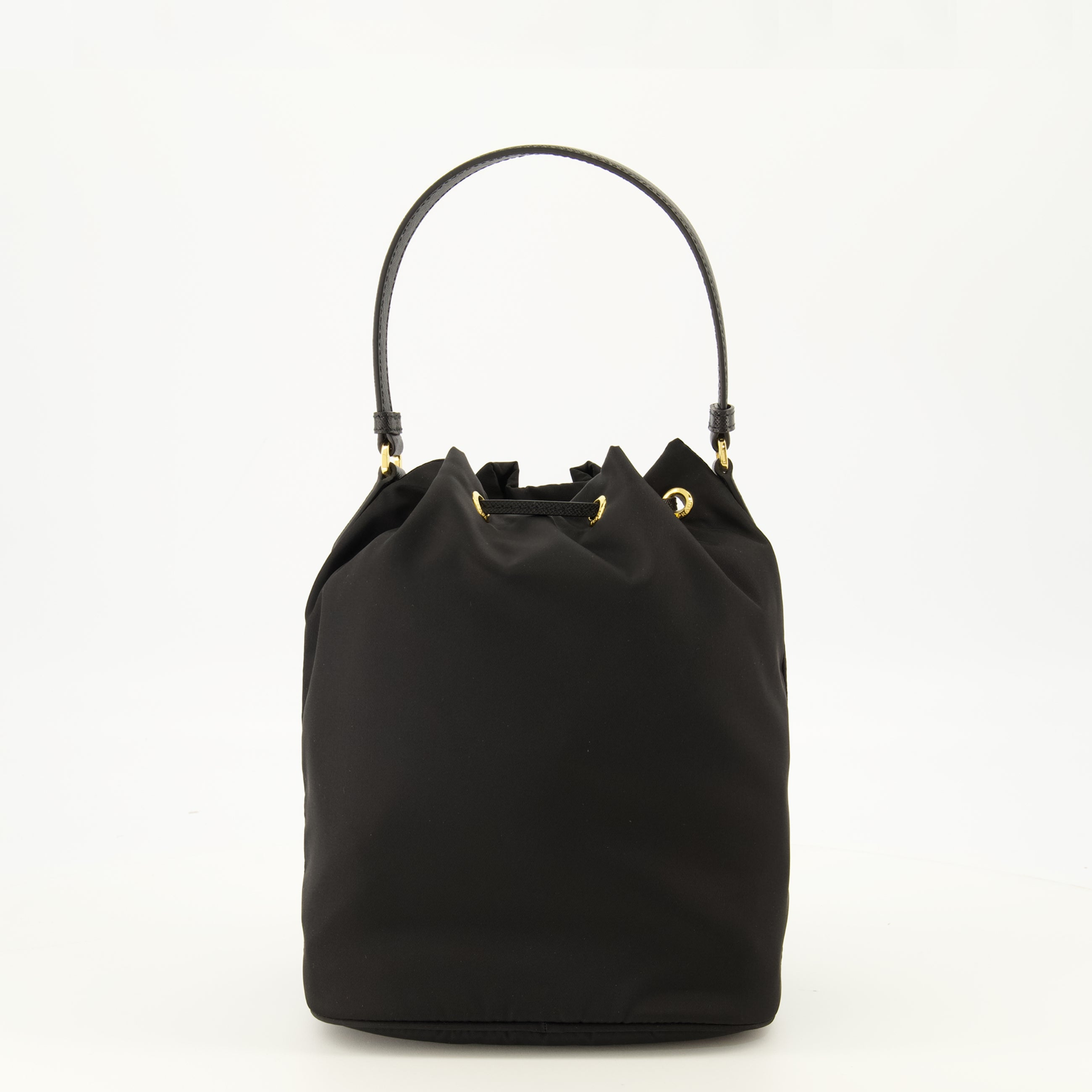Sacs seau Bolsa Bucket Duet em Preto Re-Nylon Prada Noir Femme