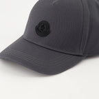 Hats, caps and beanies Logo Cap Moncler Gray Homme