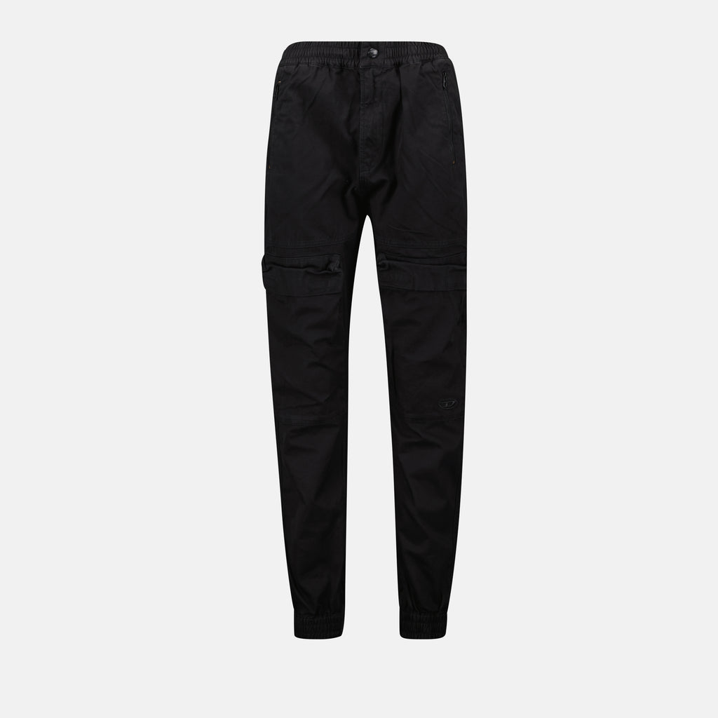 Pantalones Cargo Jean P-Ride-Q3 Diesel Negro Mujeres