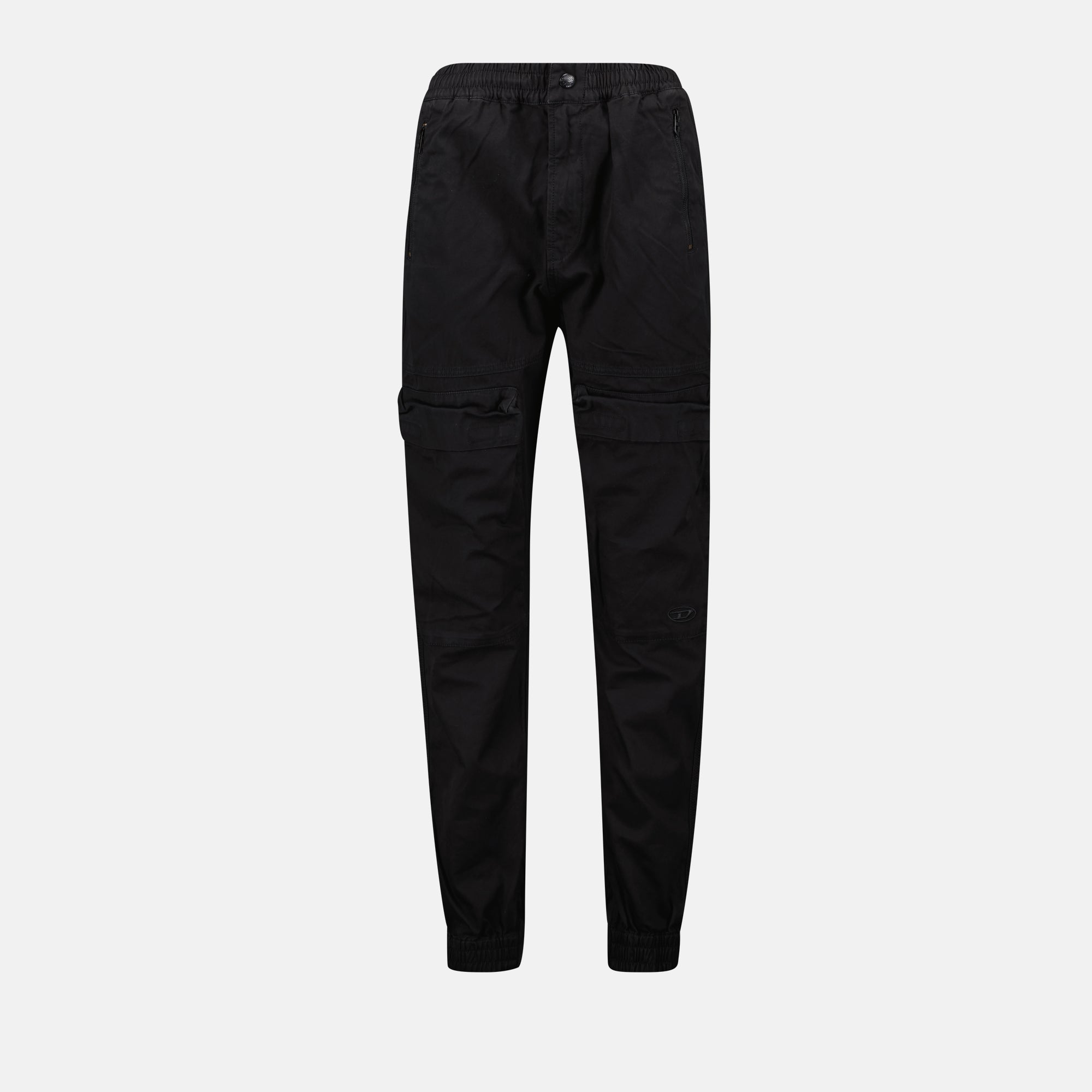 Pantalones Cargo Jean P-Ride-Q3 Diesel Negro Mujeres