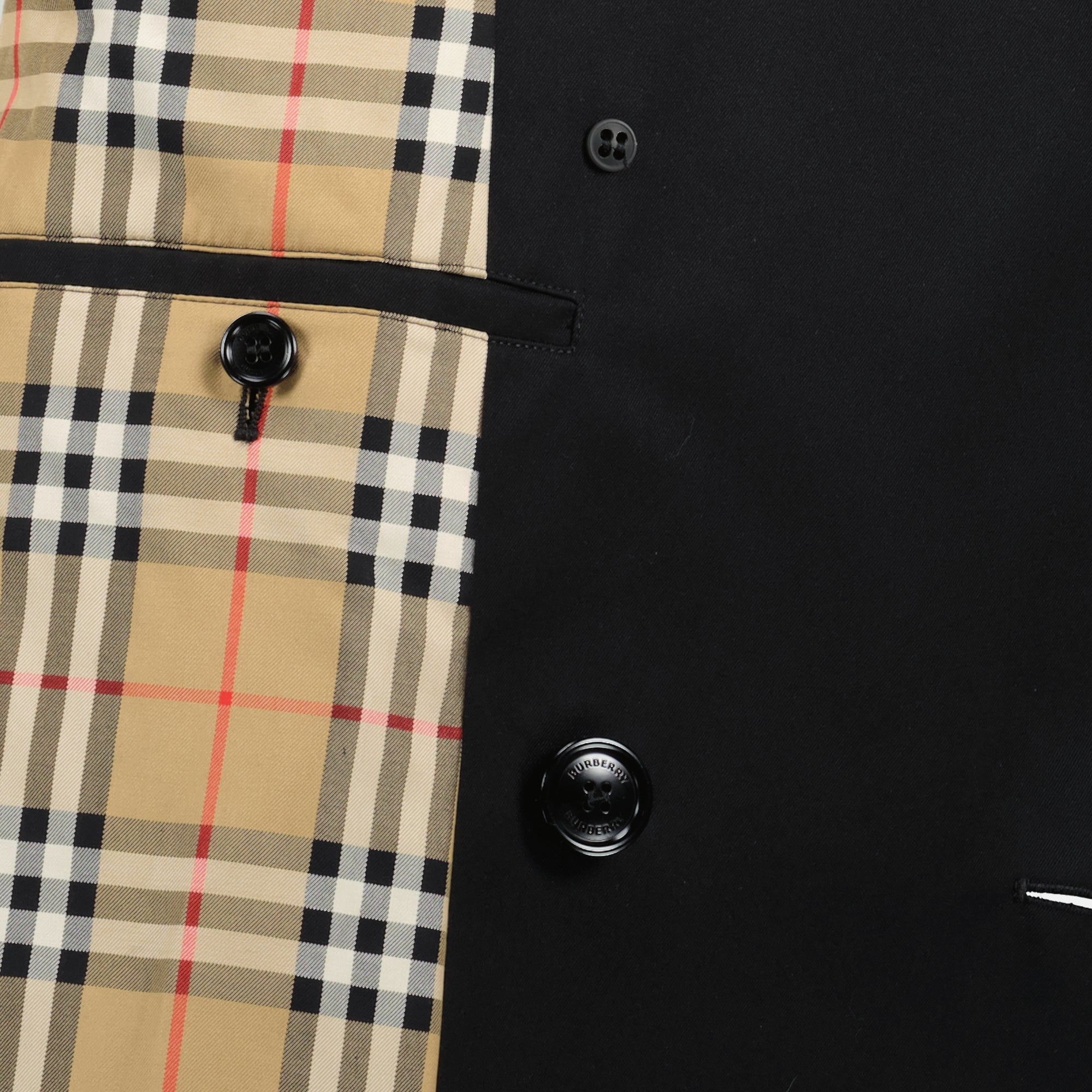 Coats Kensington Trench Burberry Black Homme