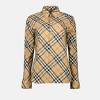 Hemden Karierte Bluse Burberry Beige Femme