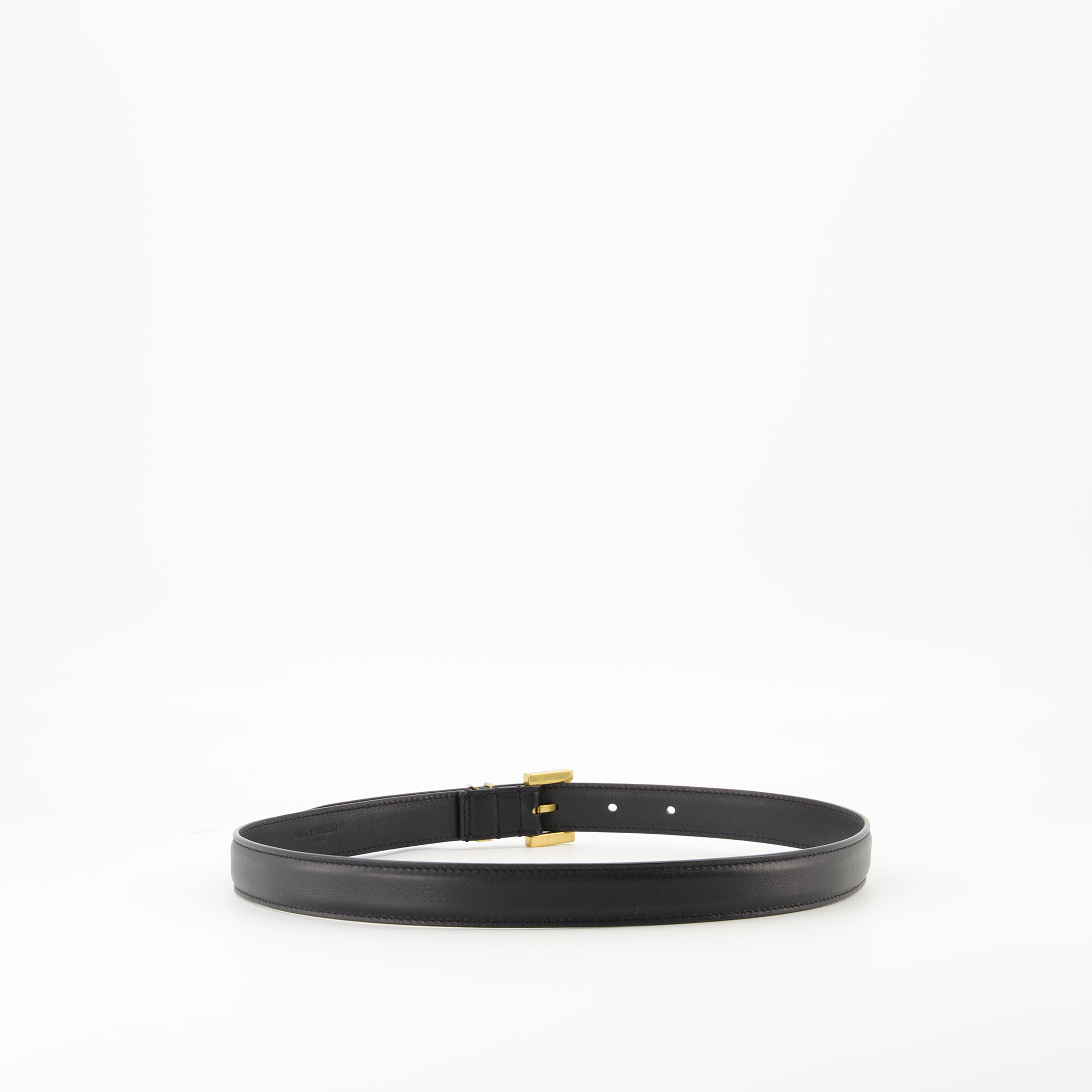 Ceintures Ceinture fine Cassandre Saint Laurent Noir Femme