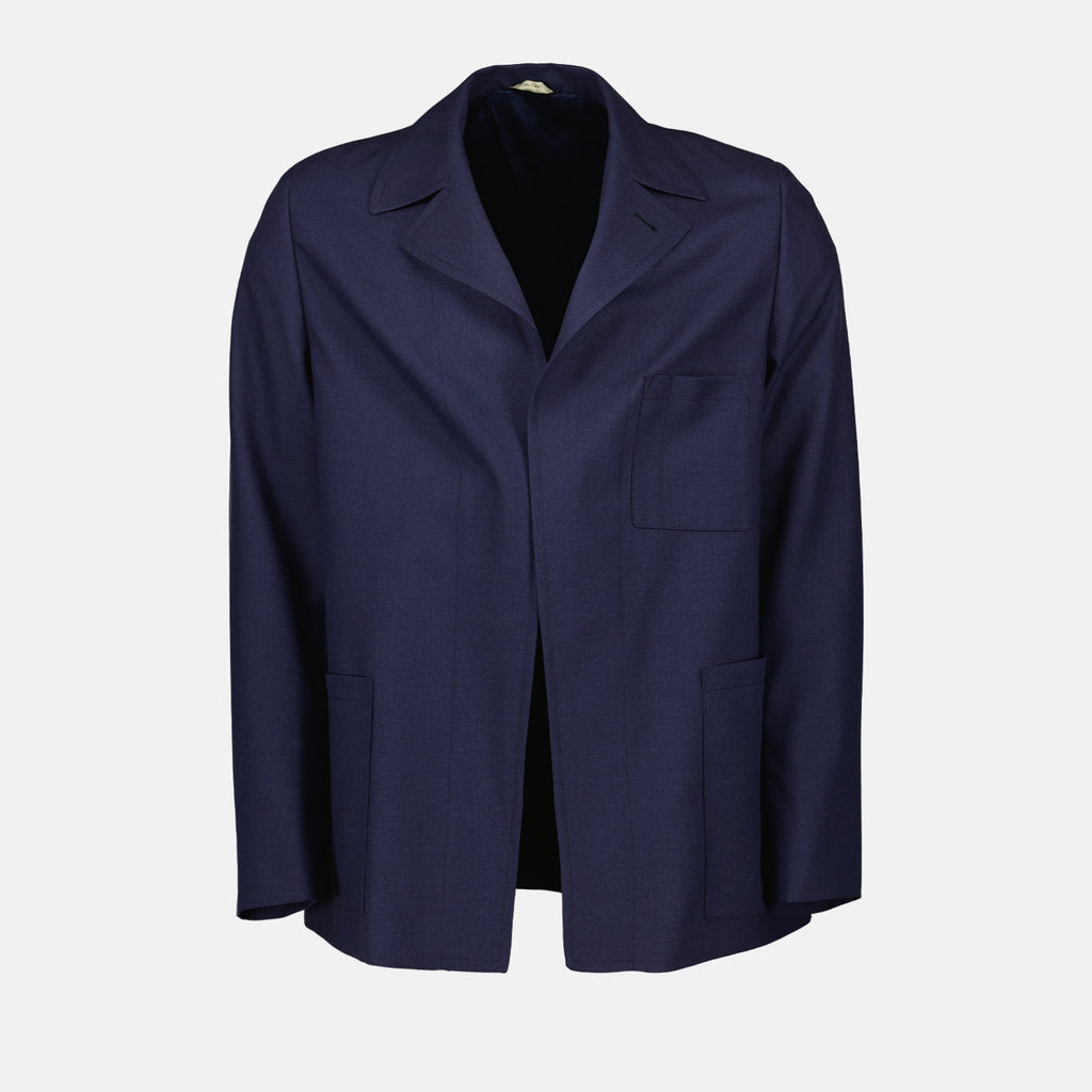 Jaquetas Casaco de Lã Fendi Azul escuro Homme