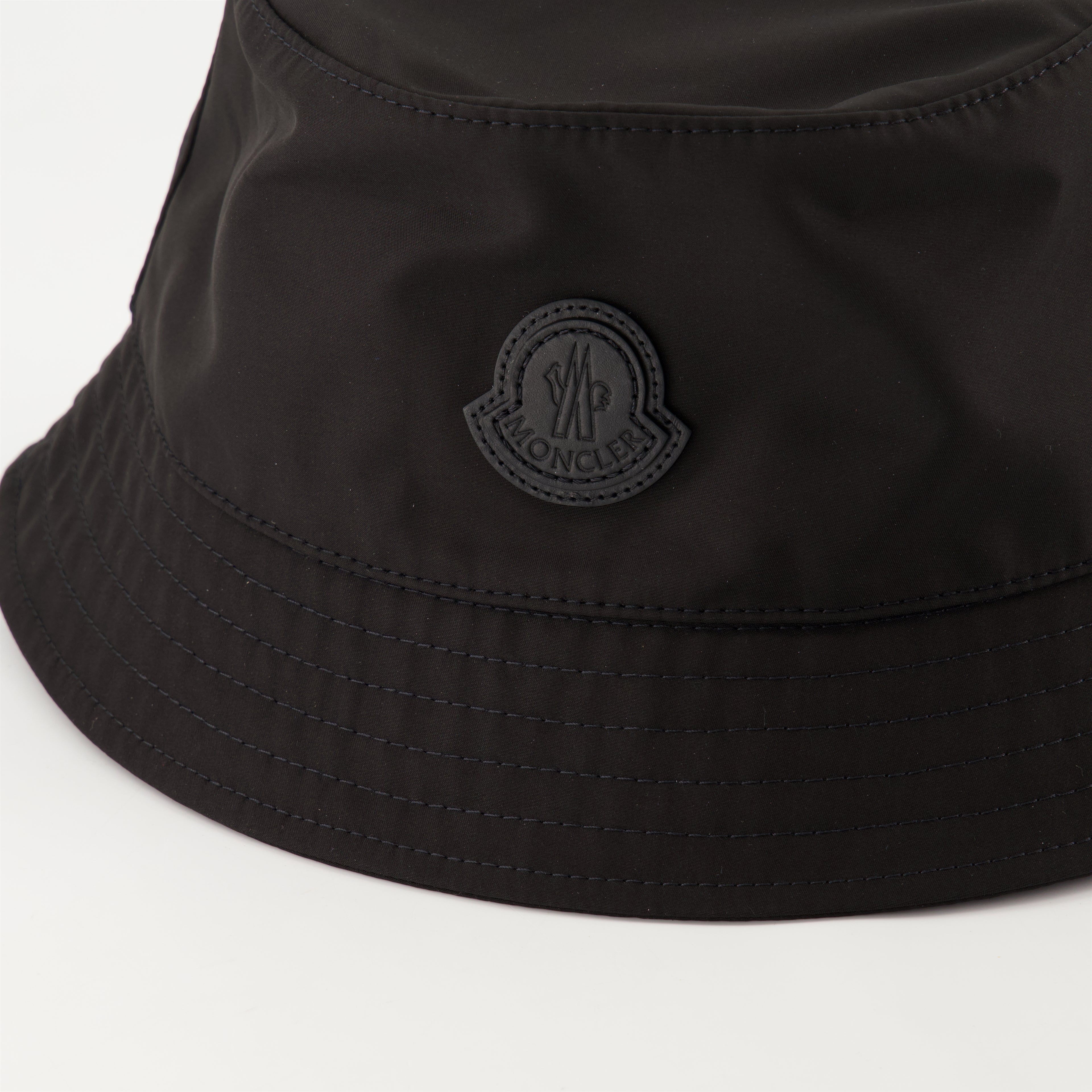 Hats, caps and beanies Logo Bucket Hat Moncler Black Homme