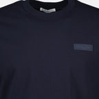 Imagem da t-shirt azul escura Givenchy Paris para homem - Coleção Primavera-Verão 2026 - Vista Detalhada_2