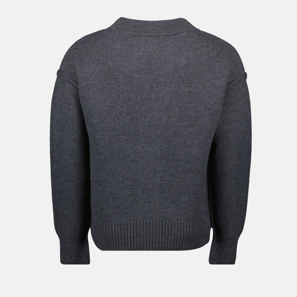 Image de l'article Cardigan Ami de coeur de la marque Ami PARIS pour Unisex - Saison Automne-Hiver 2025 - Vue détaillée_2