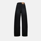 Calças Jeans em Denim Prada Preto Femme