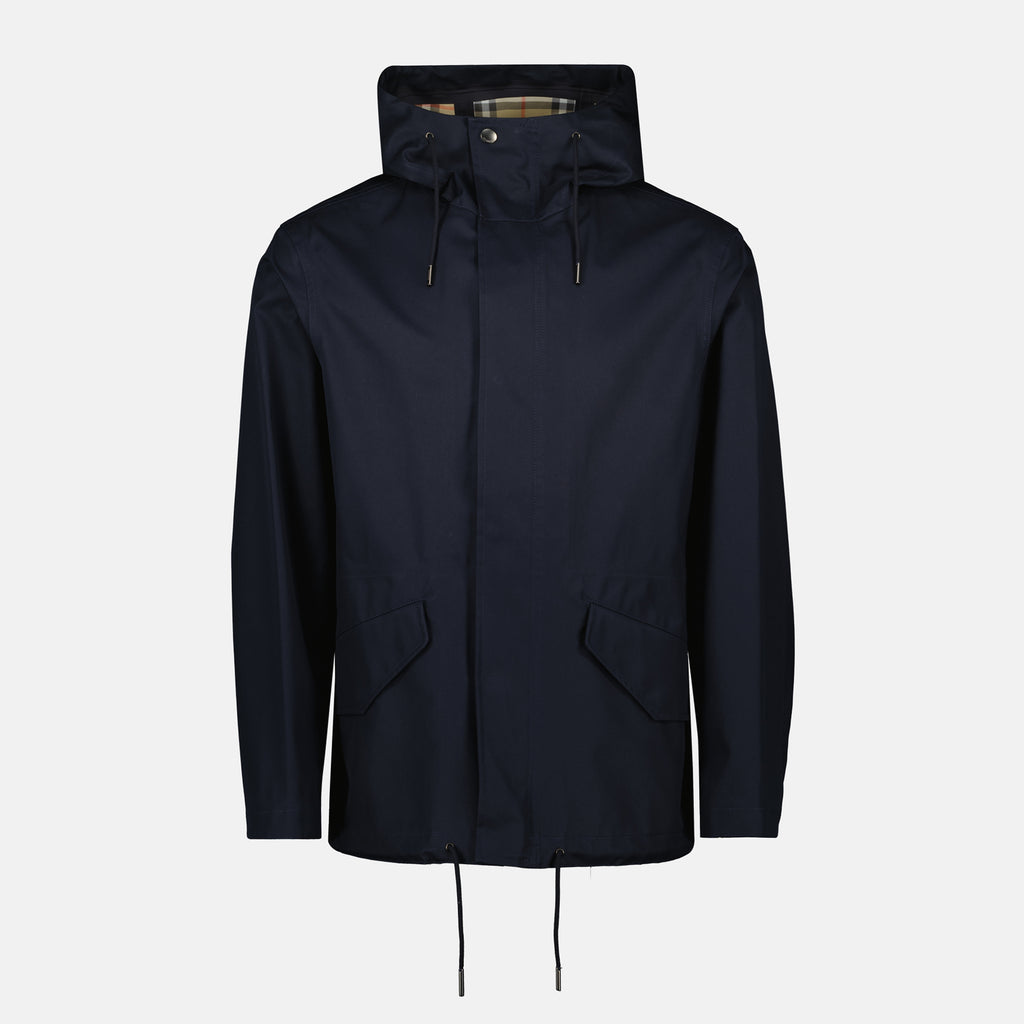 버버리 브랜드 남성용 짧은 파카 이미지 - 2025 가을-겨울 - 전면 보기