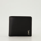 소형 가죽 제품 타이니 카산드르 지갑 Saint Laurent 검은색 Homme