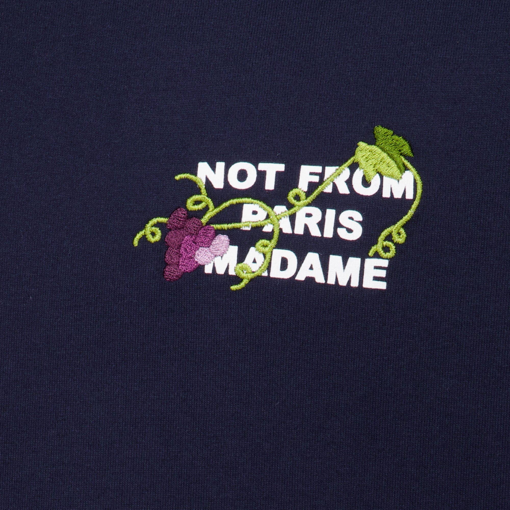 T-shirts T-shirt Slogan Vigne bleu marine Drole De Monsieur Bleu foncé Homme