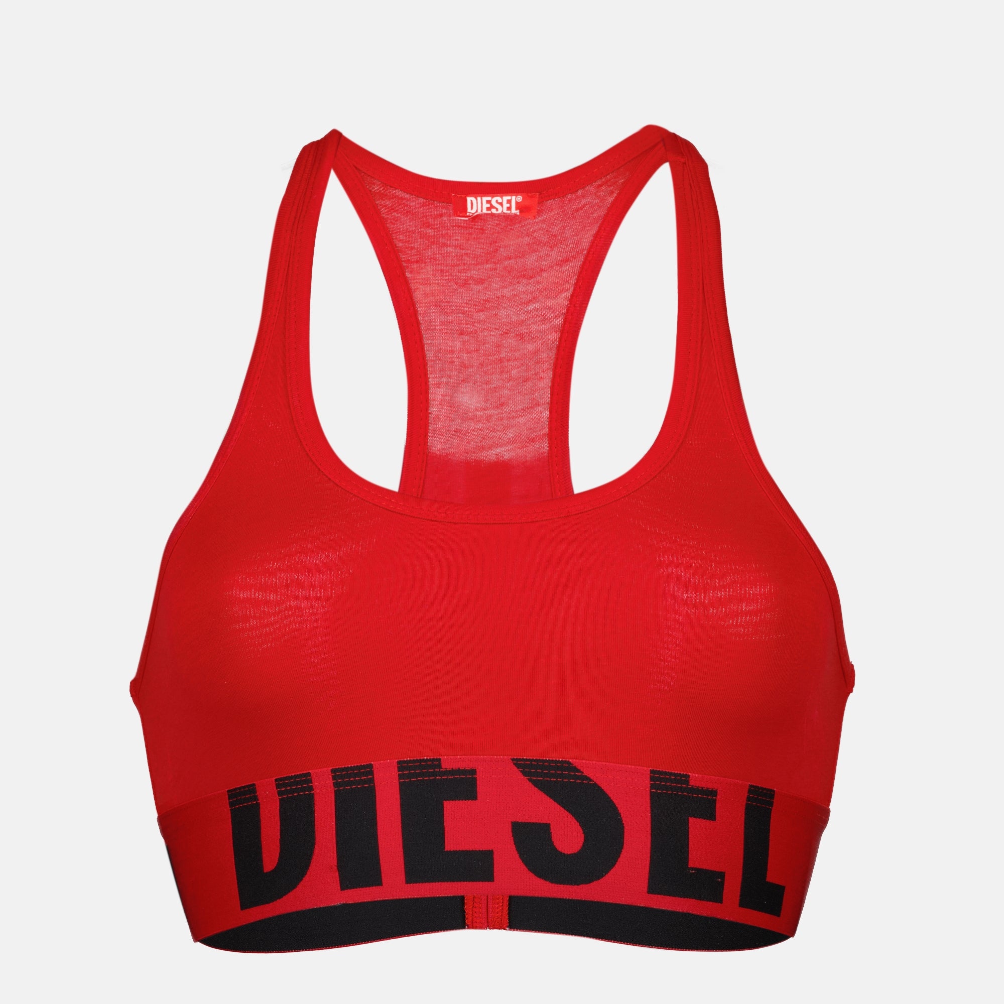 Image de l'article Brassière UFSB-Cotton-Race rouge de la marque Diesel pour Femme - Saison Printemps-Été 2026 - Vue de Face