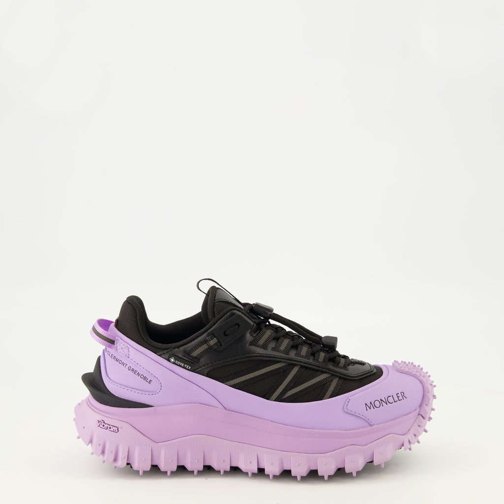 Baskets Trailgrip GTX Schwarz und Lila Sneakers Moncler Violet Femme